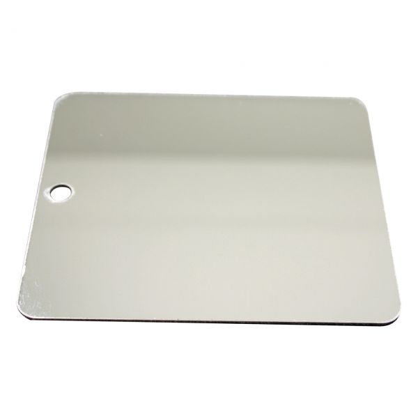 Ersatz Spiegelblätter, Edelstahl, VA, 80 x 70 x 0,8 mm, 10er Pack