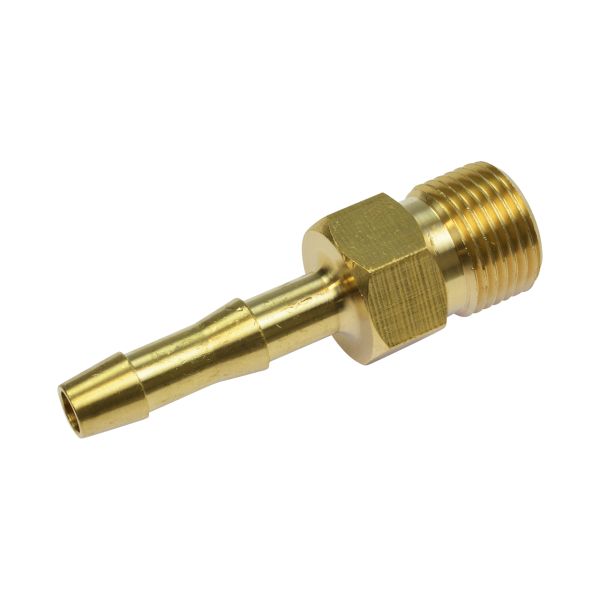 Einschraubschlauchtülle, Gewinde 3/8'' RH, Ø 6 mm