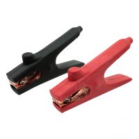 Orig. FIX-Masseklemme, Gr. 0, M8, 160 A, rot isoliert