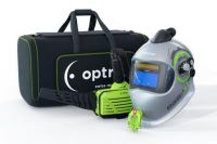 optrel® e684, silber, DIN 4/5-13, Frischlufthelm mit e3000X