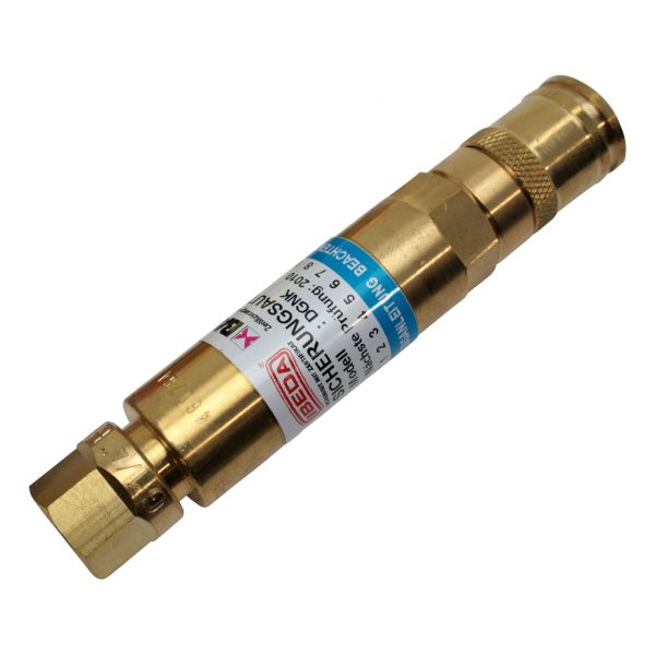 Sicherheitseinrichtung Druckminderer, N-Serie, Sauerstoff, 1/4" RH