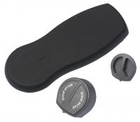 Brustschutz aus Leder für optrel® Panoramaxx, e600, p500 Helme, WKS Produktion