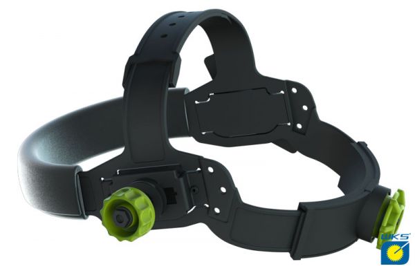 optrel® Komfort-Kopfband mit grünen Knöpfen