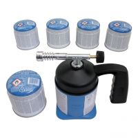 Lötlampe Lötmeister LM1000, inklusive 5 Gaskartuschen
