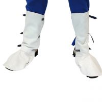 Gamaschen aus Vollleder mit Riemenverschluss, Paar