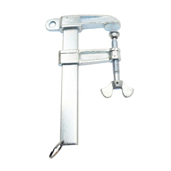 Pol-Zwinge mit Flügelschraube, 600 A, 65 x 168 mm, Schiene 30 x 8 mm