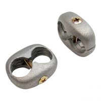 Assklemmen aus Aluminium Ø 16/16 mm