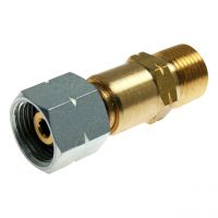 Verdrehschutzanschluss G3/8" LH, Überwurfmutter und Außengewinde