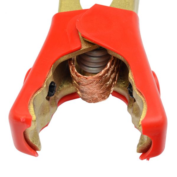 Batterieklemme, 1000 A, Vollmessing, vollisoliert