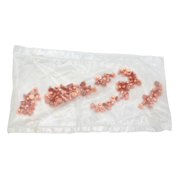 Bolzen für Zierleisten, verkupfert, 100 Stück, Verbrauchsmaterial