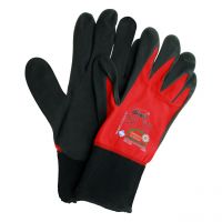 Montagehandschuh Tactus, Schaumnitrilbeschichtung, sw/rot