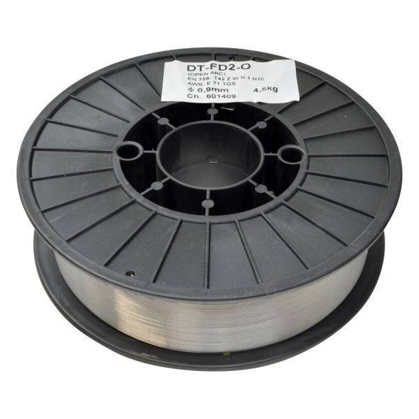 Fülldraht zum Schweißen ohne Schutzgas, 4,5 kg KU-Spule, Ø 0,9 mm, Dorn 50 mm