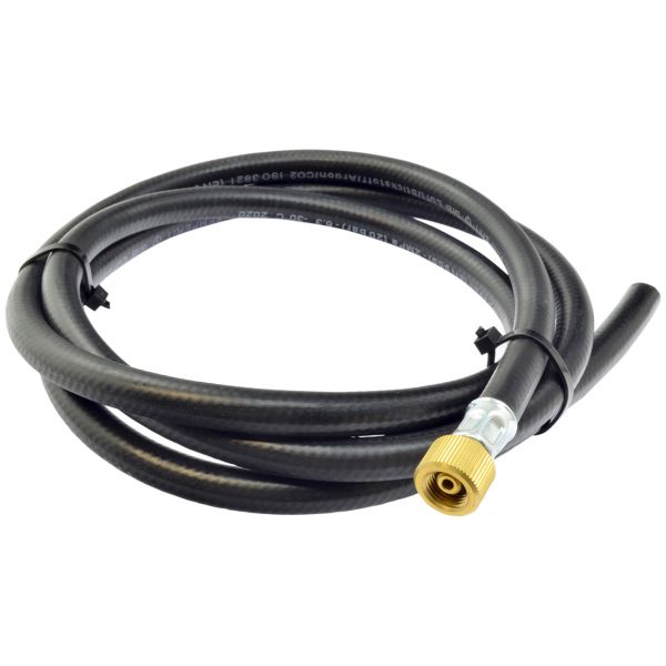 Gasschlauch GIB für Stickstoff/Argon/CO2, Ø 6,3x3,5 mm, 1x G 1/4" gerändelt