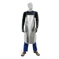 Hitzeschutzschürze aus Glasfaser mit Alu-Beschichtung, Größe 80 x 100 cm