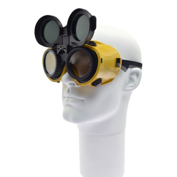 Brille SEGURA NEU mit Gewinderingen, Gläser Ø 50 mm, DIN 5