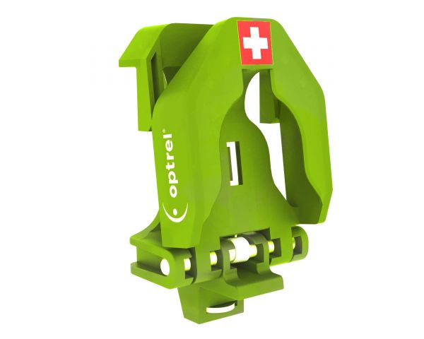 Gürtel-Clip "Parking Buddy" für optrel® Kopfschirme und weldCAP®, grün