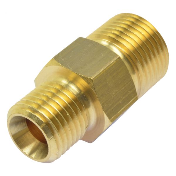 Doppelnippel, 1/4'' RH x 3/8'' RH