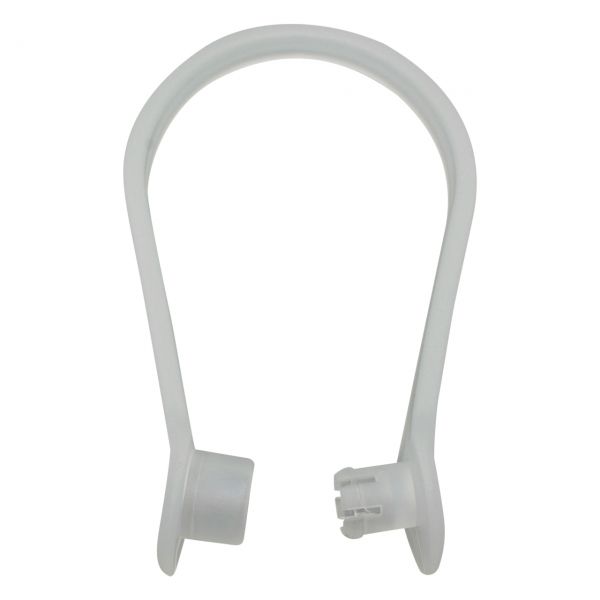 Clip- Vorhangring aus Kunststoff PP Natur, Ø 40 mm