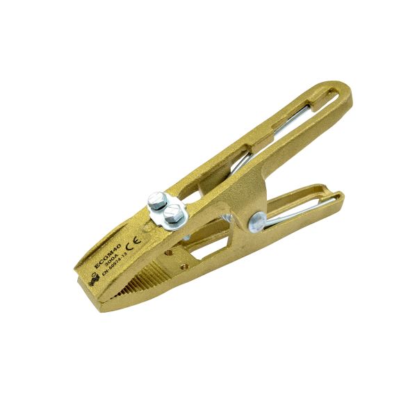 Masseklemme GAMMA 300A, aus Messingguss, mit Kabelklemmanschluss