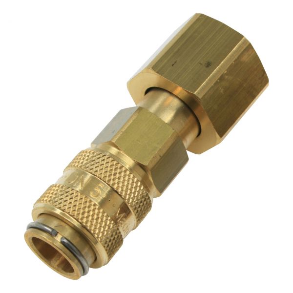 Schnellkupplung NW 5, mit Überwurfmutter 3/8" RH, neutral