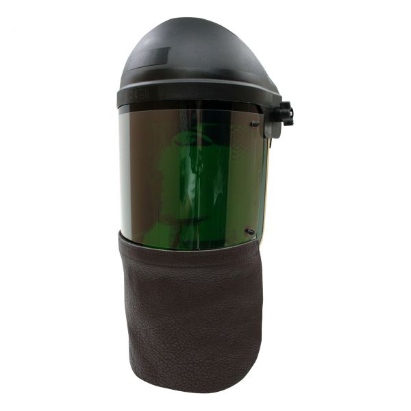 Visier, Scheibe mit Rahmen und 5 Wechselfolie, Brustlatz mit Klett, DIN 5