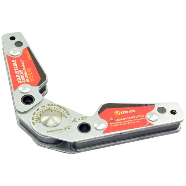 Winkelfixierer variabel 15-210°, 110x63x14 mm, Kraft ca.22 kg