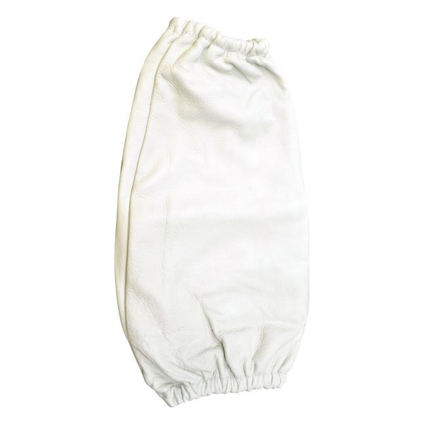 Ärmelschoner BASIC aus Vollleder, beids. Gummizug, L: 350 mm, hellgrau, Stück