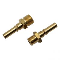 Kupplungsstift N-Serie, Sauerstoff, 1/4" RH Außengewinde