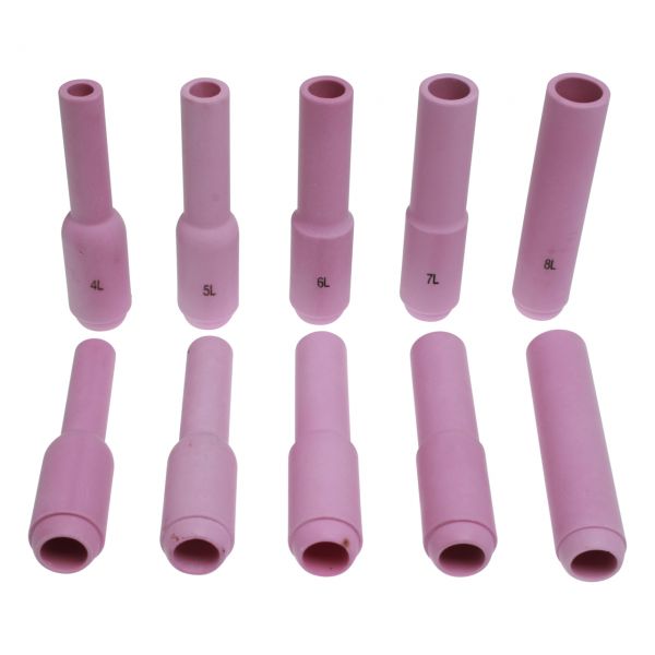 Keramik Gasdüse für Typ 17/18/26, Länge 76 mm