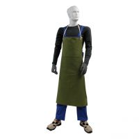 Segeltuchschürze, olivgrün, Größe 80 x 100 cm