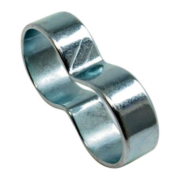 Doppelschlauchklemme, geschlossen, Ø 12/13 mm