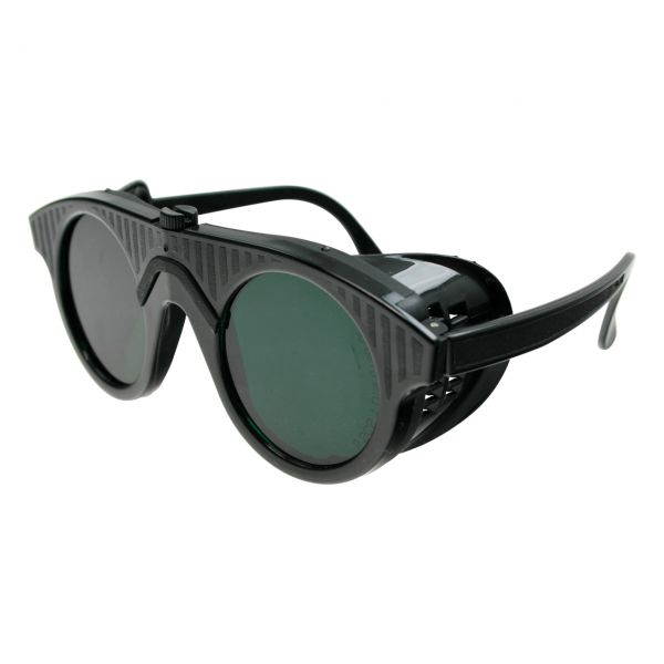 Nylonschutzbrille, schwarz, Gläser Ø 50 mm