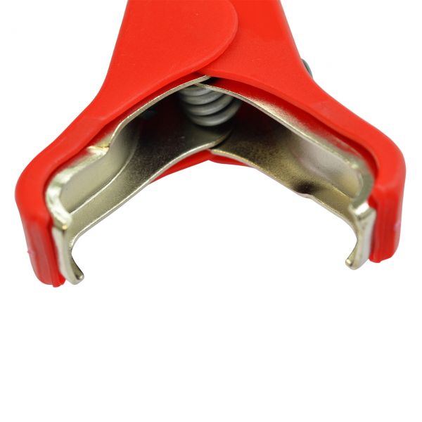 Batterieklemme, 40 A, vollisoliert, Flachsteckanschluss 6 mm