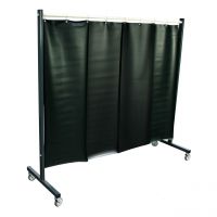 SST7 Schutzwand 2,0 x 2,15 m, mit PVC-Lamellen 570 x 1 x 1600 mm, grün R9