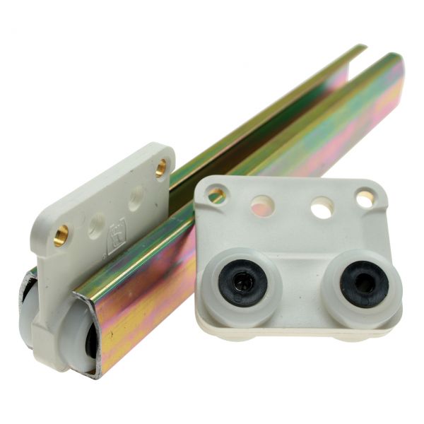 Laufrolle 2-fach für Stahlprofil C-45