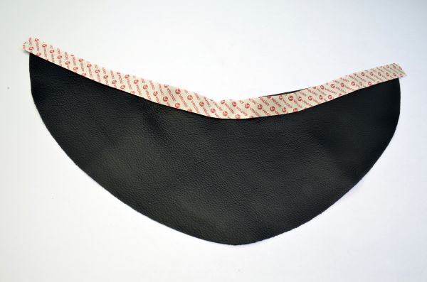 Brustlatz für optrel® OSC aus Leder, Klettverschluss