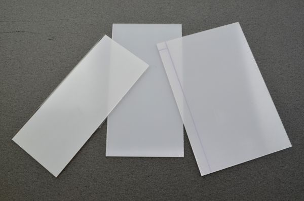 PC Vorsatzscheibe, Stärke 1,0 mm, Zuschnitt bis 0,015 m²/Scheibe