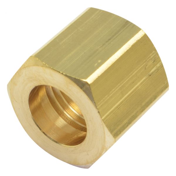 Überwurfmutter, 1/4 RH, Bohrung 10,2 mm, Tüllen Ø 9 mm