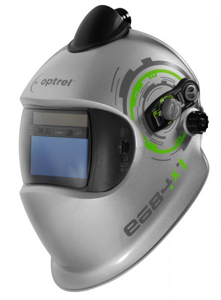 optrel® e684, silber, DIN 4/5-13, Frischlufthelm, ohne e3000X