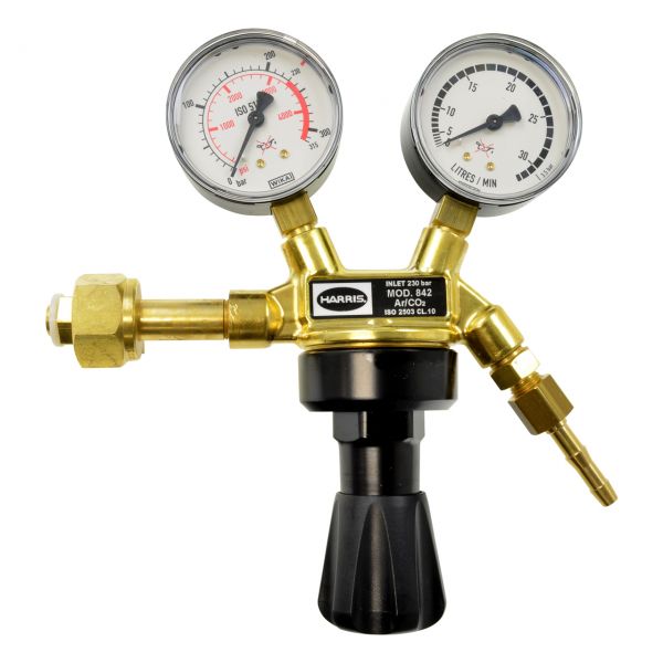 Druckminderer Edelgase 0 - 28/30 l/min (200 bar), ohne Absperrventil