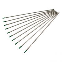 Wolfram-Elektroden, grün, WP, rein Wolfram, für Aluminium, Länge 175 mm