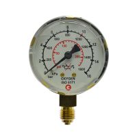 Inhaltsmanometer, Sauerstoff, 0 - 315 bar, 1/4", EN 562
