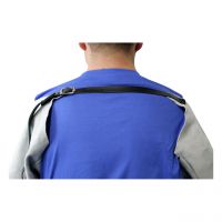 Ärmelschoner aus Spaltleder mit Verbindungsriemen