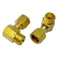 Winkelstück 90°, G1/4" RH Überwurfmutter x G1/4" RH Außengewinde