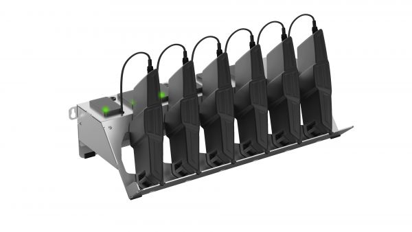 optrel® e3000X Multibaycharger für 6 Akkus e3000 / e3000X