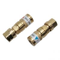 Schnellkupplung Druckminderer, N-Serie, Sauerstoff, Überwurfmutter 1/4" RH