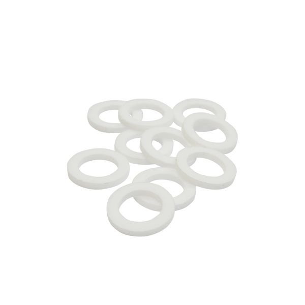 Teflondichtung für Druckm, O2/Ar/CO2/Stickstoff, 18 x 11,5 x 2 mm, 10er Pack