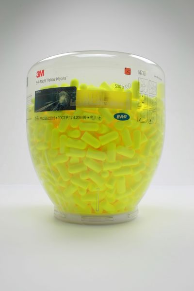 3M E-A-R Soft Gehörschutzstöpsel, gelb/neon, Refill-Aufsatz