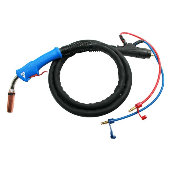 Schlauchpaket PLUS 400, wassergekühlt, Gasdüse steckbar