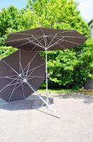 Arbeitsschirm PREMIUM Baumwolle, oliv, sehr robust, Alu/GFK Streben, Ø 2,50 m